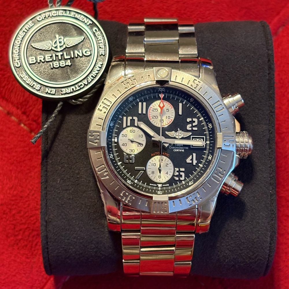 Breitling Avenger II, Model - A1338111/BC33. Retails for $5835.